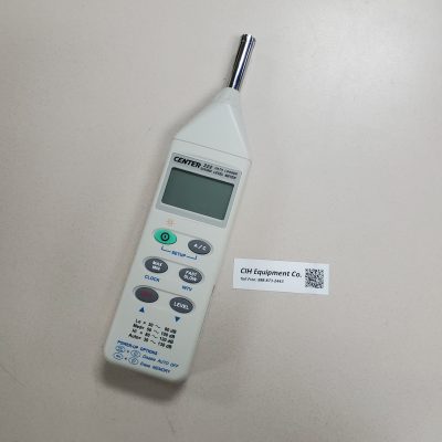 Center 322 Sound Level Meter Calibration