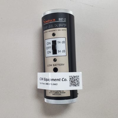 Simpson 887-2 Sound Level Calibrator Calibration
