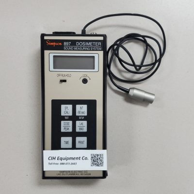 Simpson 897 Sound Dosimeter Calibration