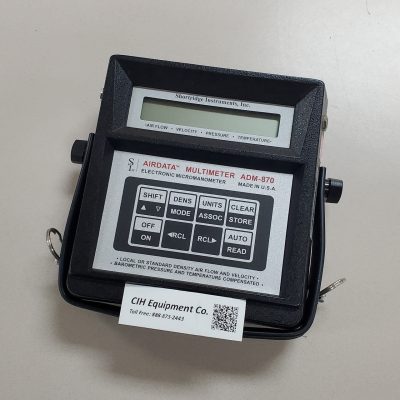 Shortridge ADM-870/ADM-870C Micromanometer Calibration