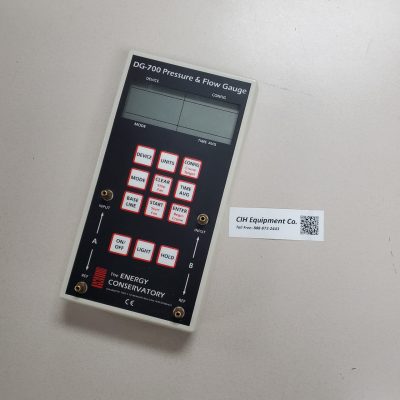 The Energy Conservatory DG-700 Pressure & Flow Gauge Calibration